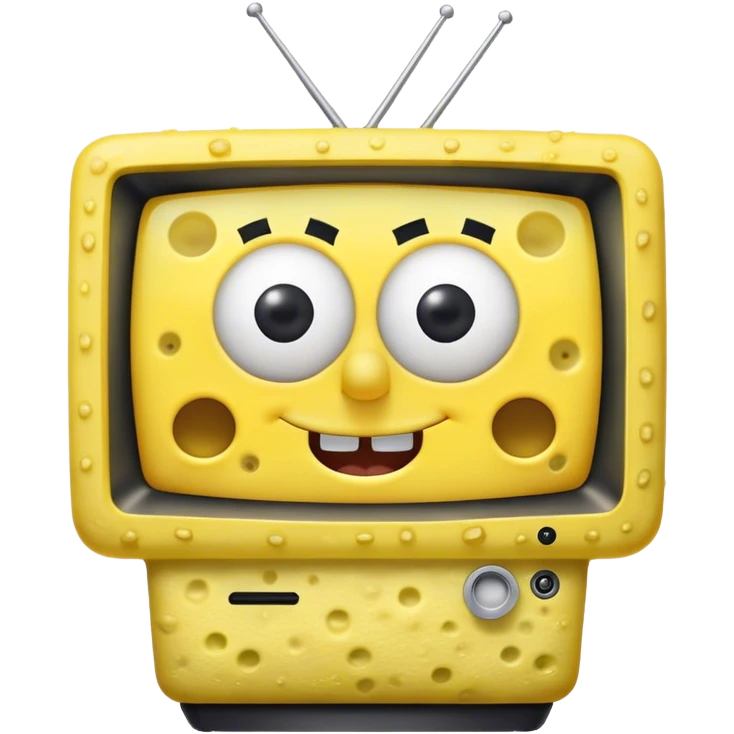 SpongeBob watching tv emoji