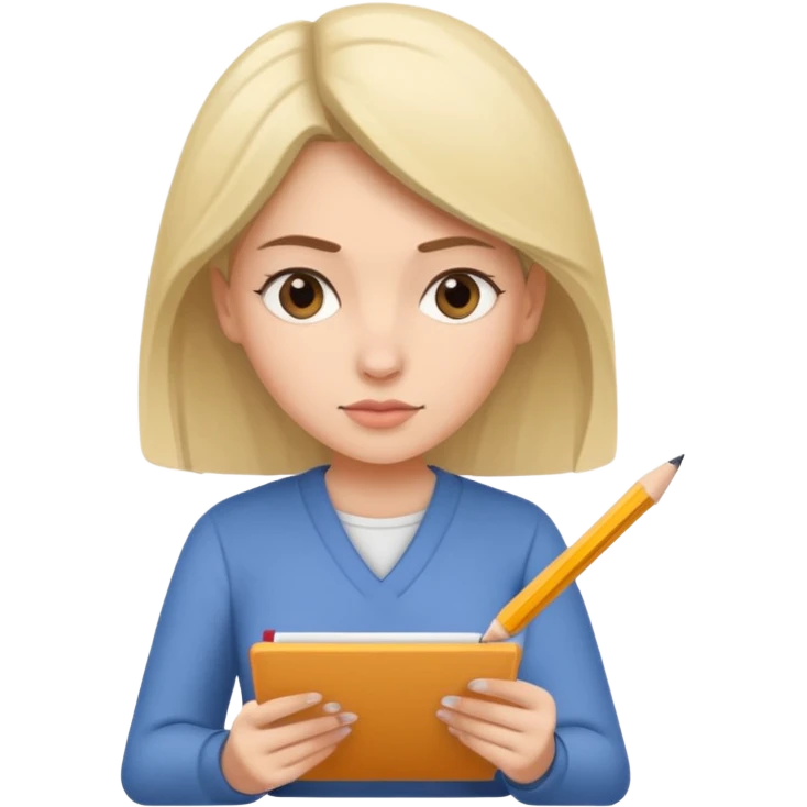 woman sketching. artist emoji