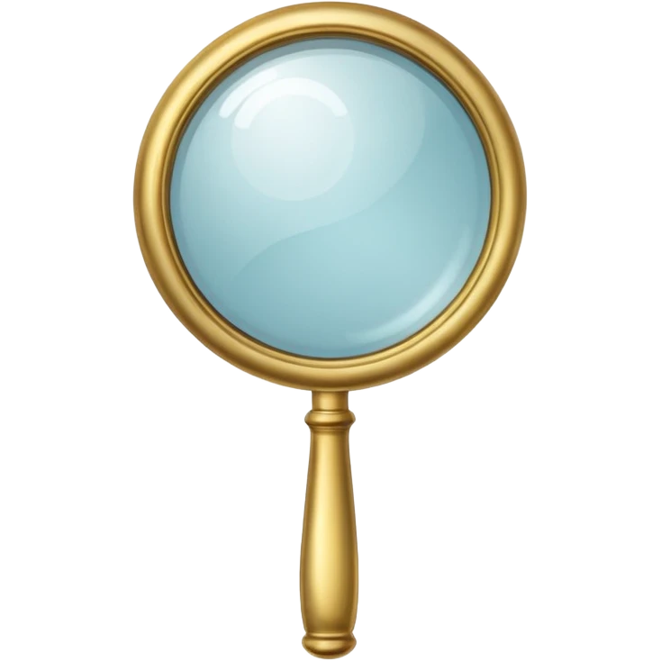 magnifying glass emoji