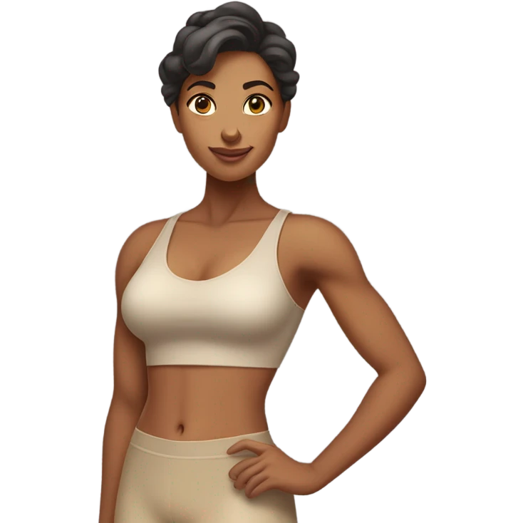 Tan goddess emoji
