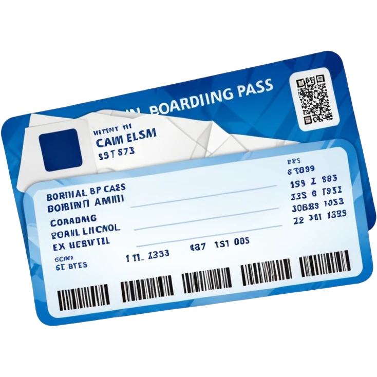 boarding pass emoji