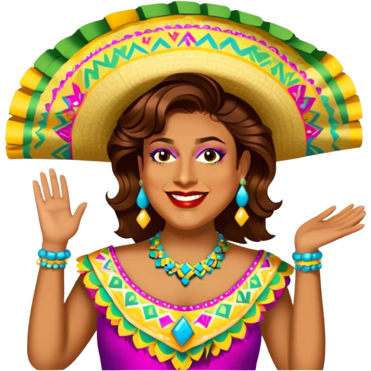 Fiesta Reveler emoji