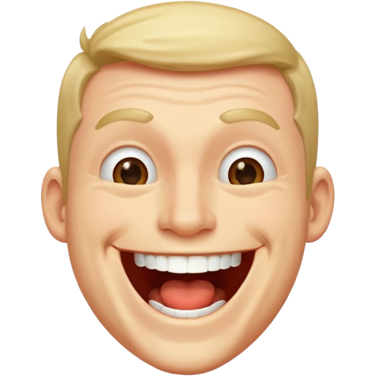 man laughing hardly emoji