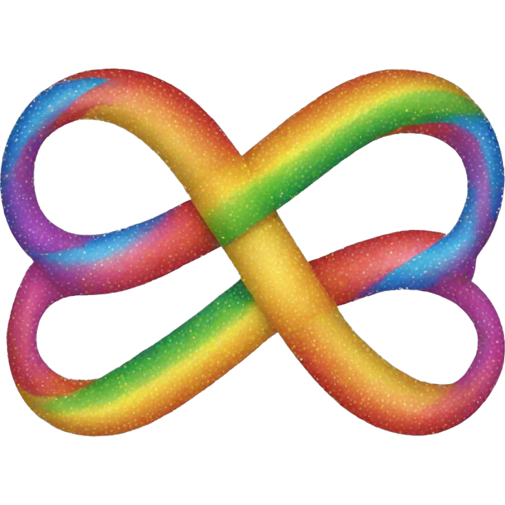 infinity sign rainbow emoji