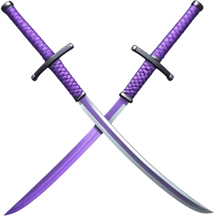 purple katana emoji