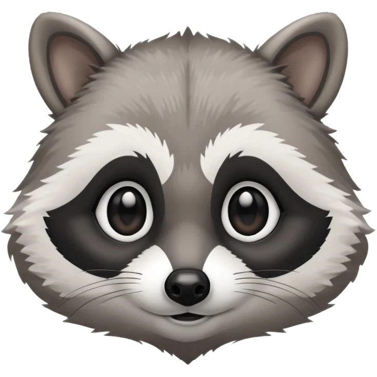 маленький милый енот emoji