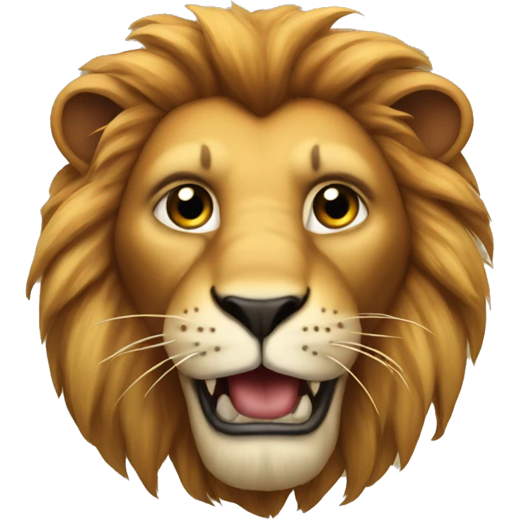lion with bug emoji