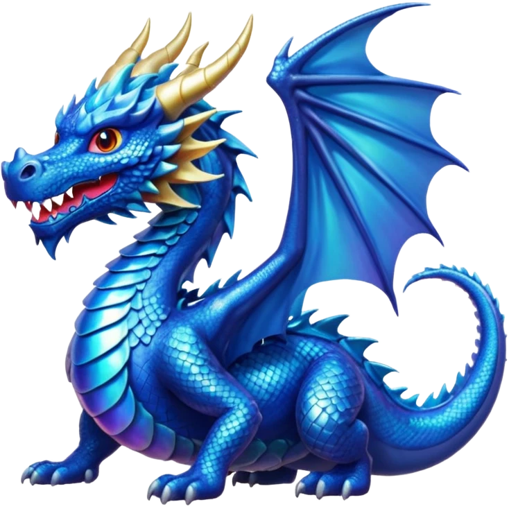 Blue dragons emoji
