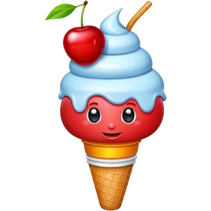 Eis mit kirsche emoji