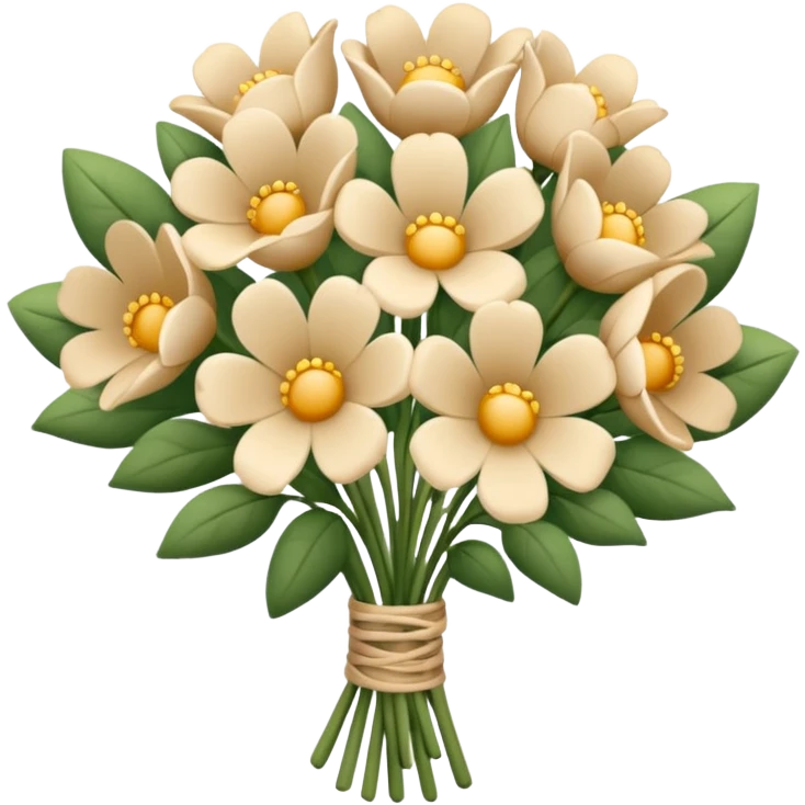 букет цветов beige emoji