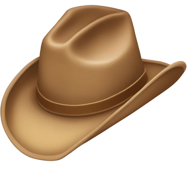 Cowboy hat tip emoji