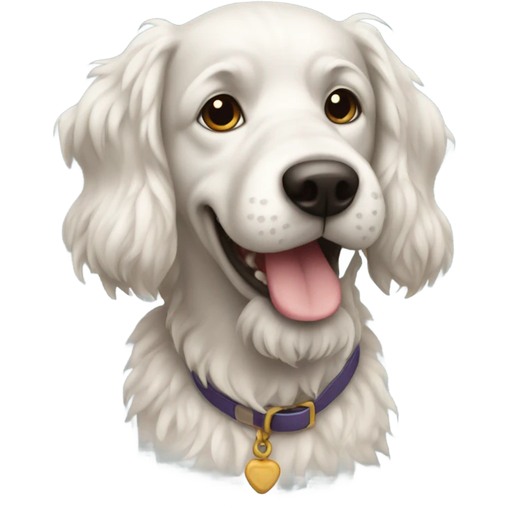 A doodle dog emoji