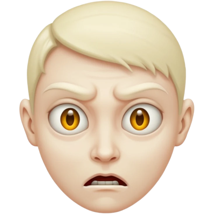 Devious face emoji