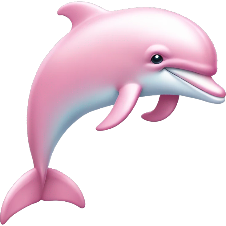 Pastel-pink-colors-dolphin emoji