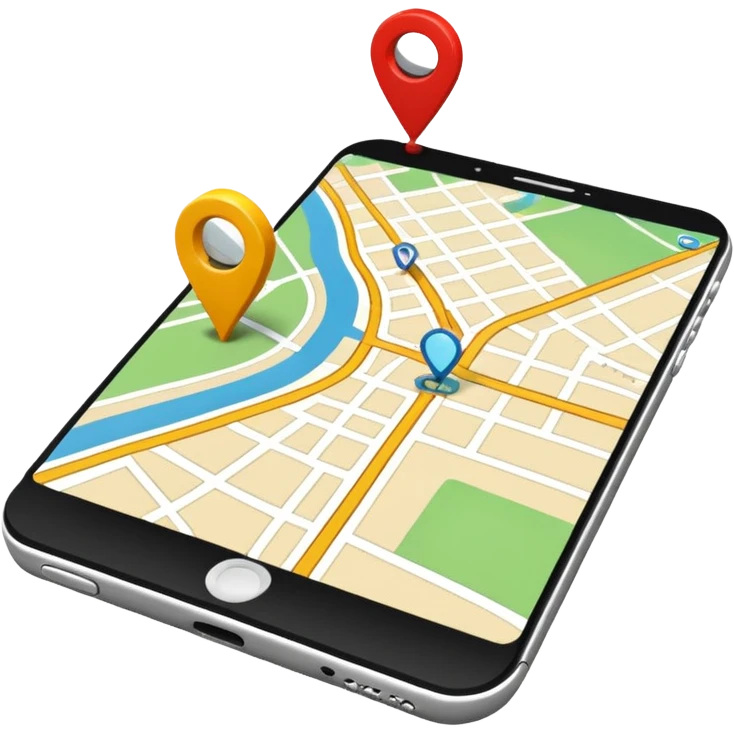 GPS map emoji