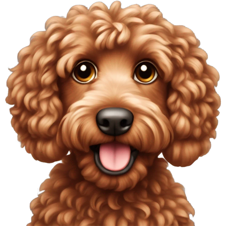 Red cockapoo  emoji