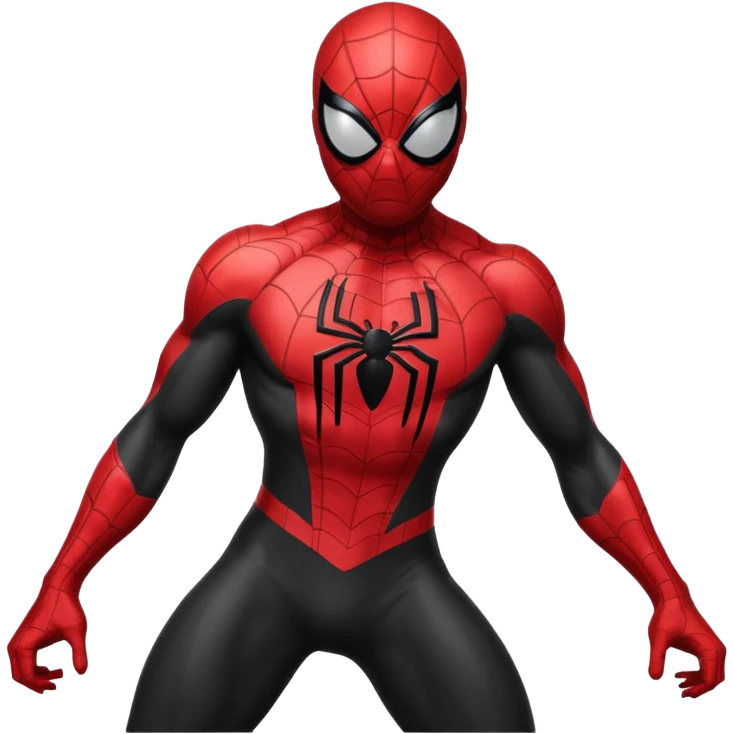 black spider man emoji