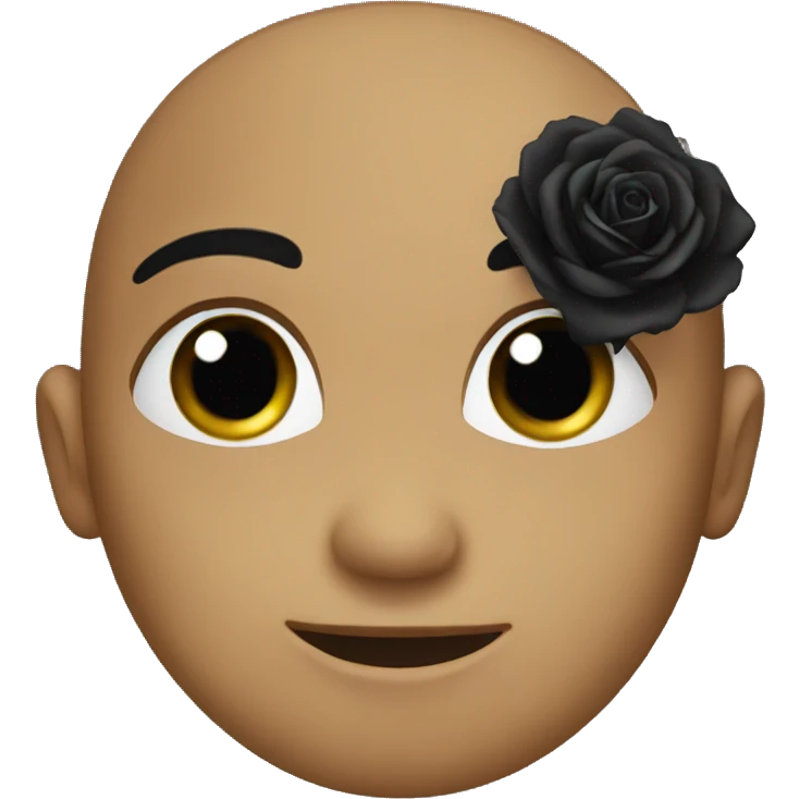 Black roses emoji
