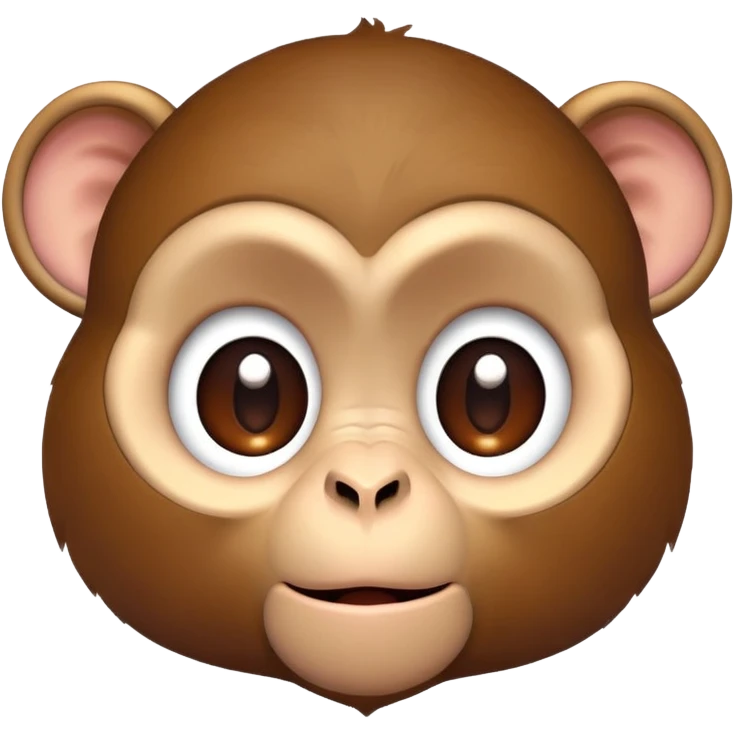 Monkey face, playful and cute emoji