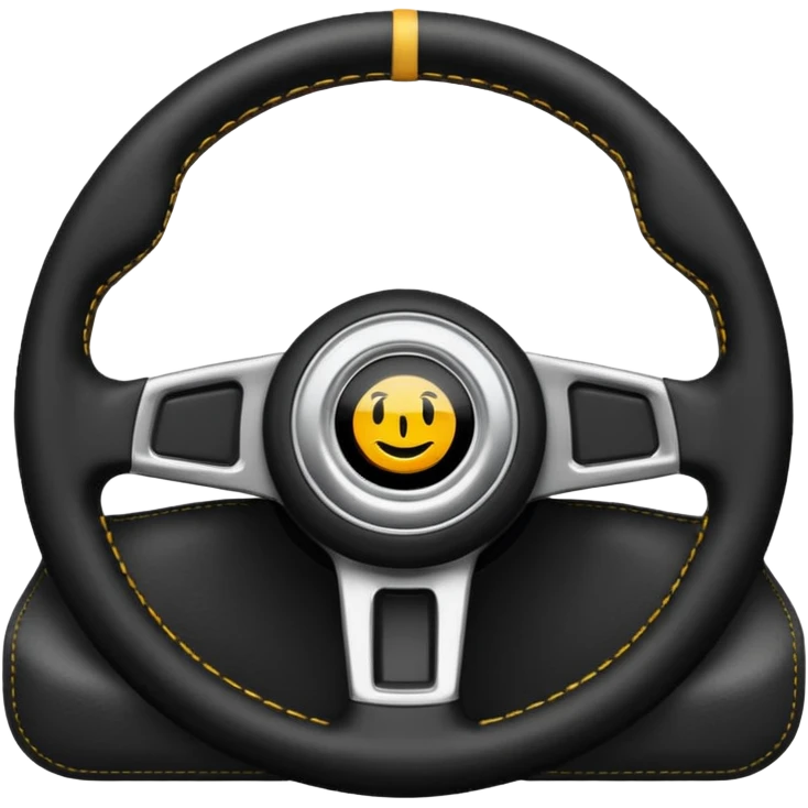 steering wheel emoji