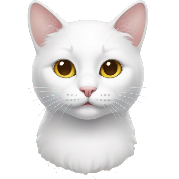 white cat emoji
