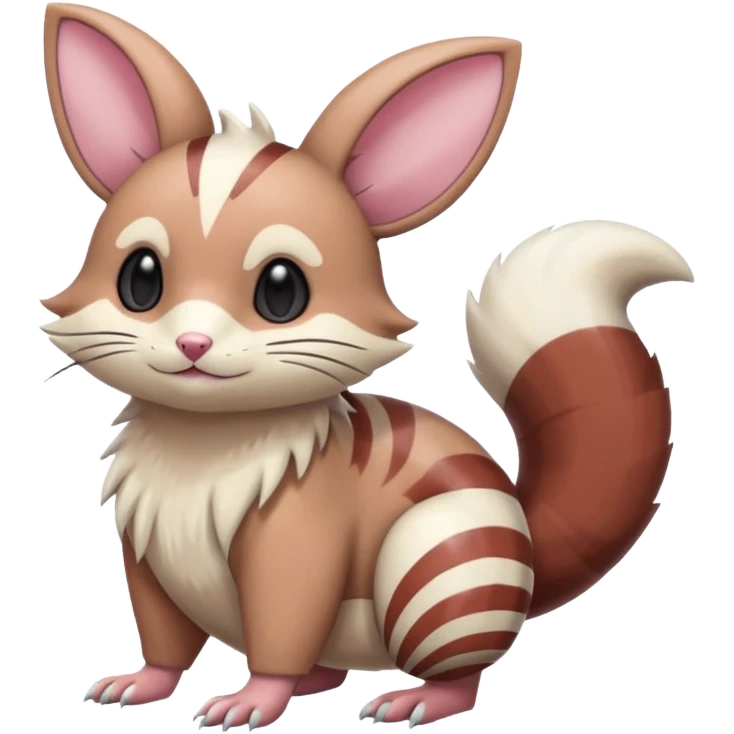 Furret-Linoone-Minccino-fusion emoji