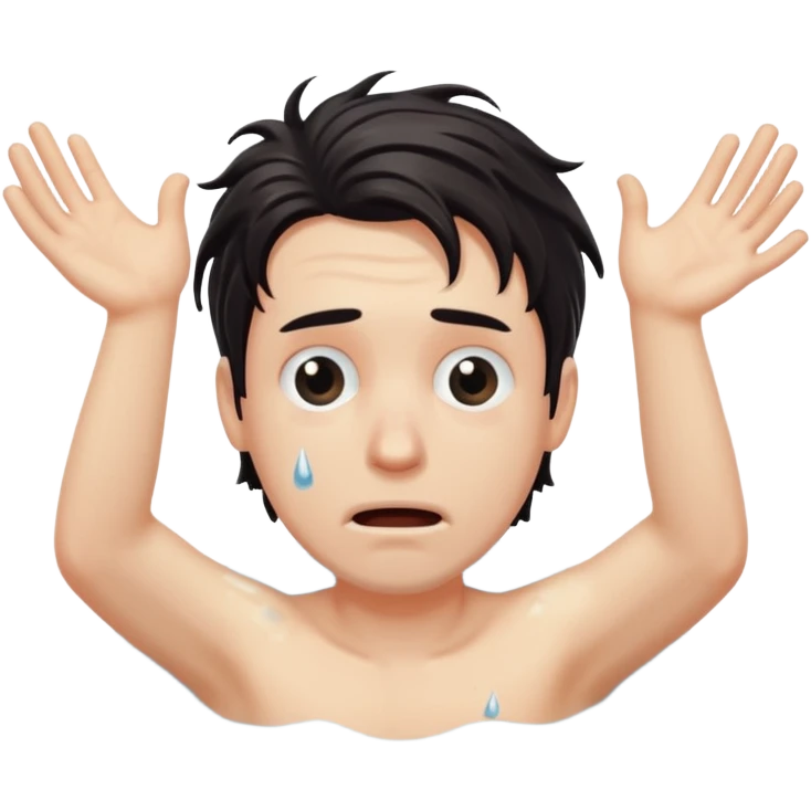 man drowning emoji