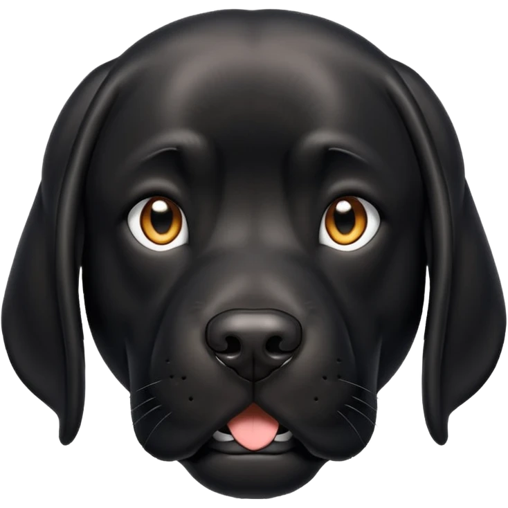 black lab emoji