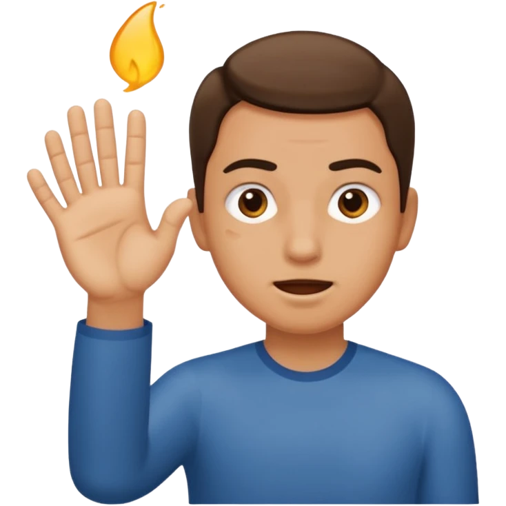 realistic slap  emoji