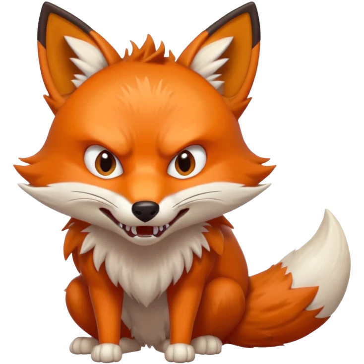 Angry Fox emoji emoji