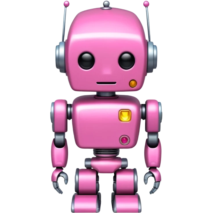 pink robot emoji