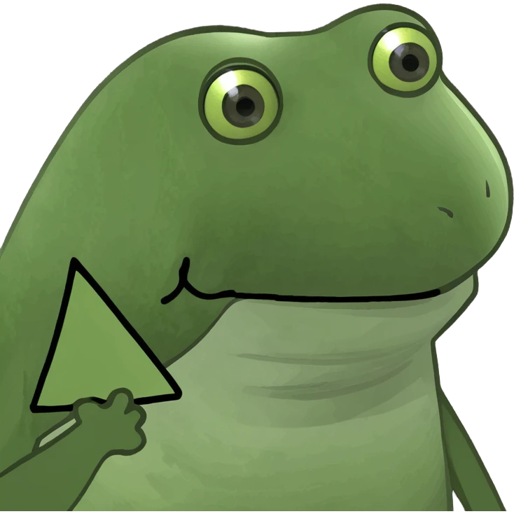Green triangular flag emoji