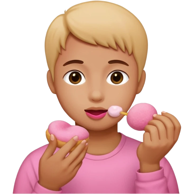 eating mochi emoji