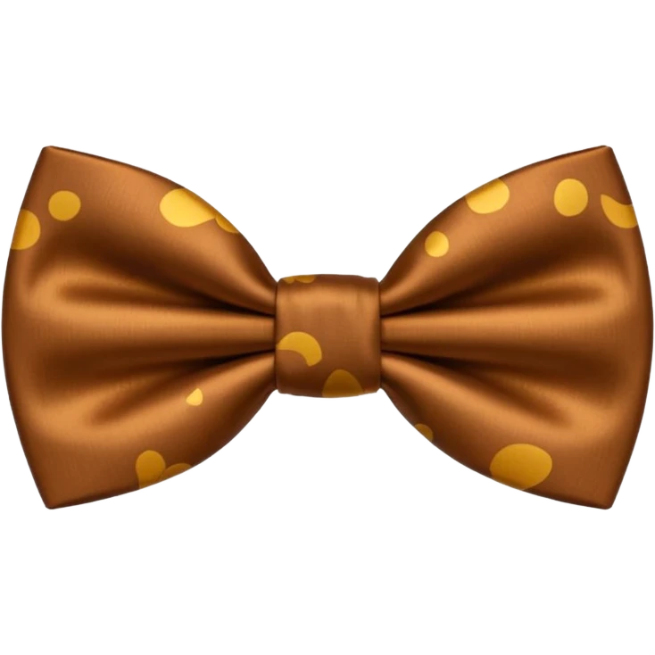 a brown bow tie  emoji