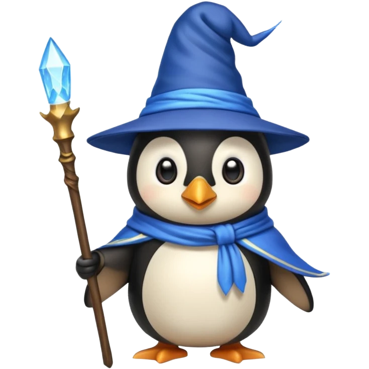 Penguin Wizard emoji