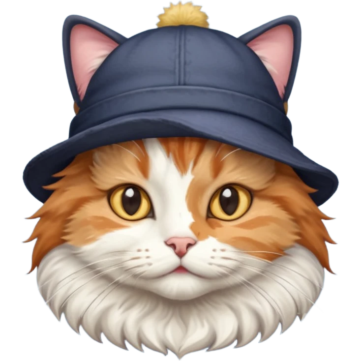 Cat with hat emoji