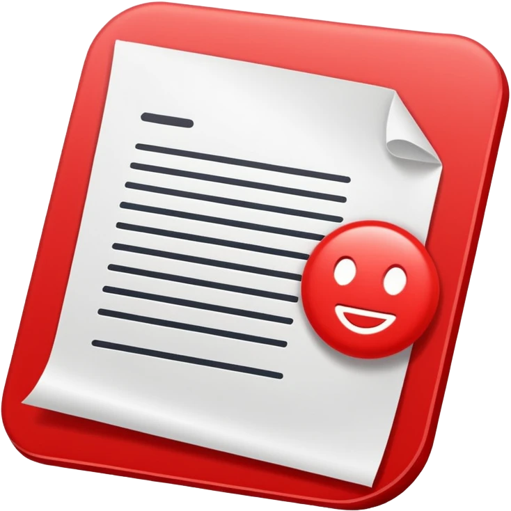Document Verified RED emoji
