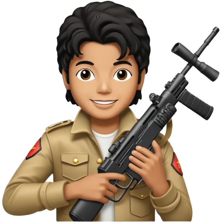 Michael Jackson holding an LMG emoji