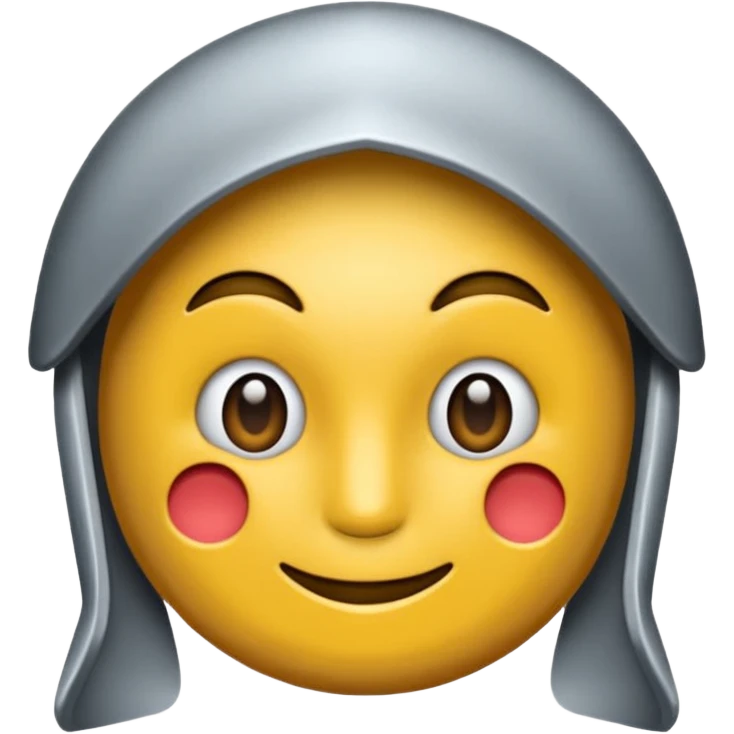 Металлический круглый значок emoji