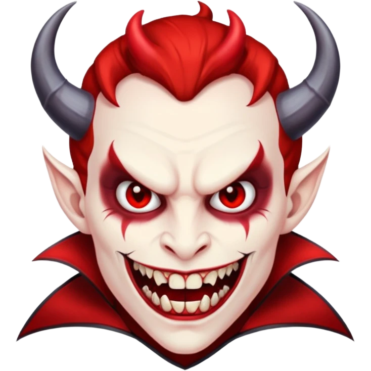 Vampire devil emoji