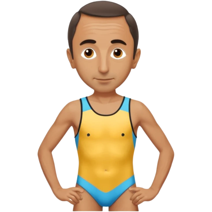 Éric zemour le politique qui est en maillot de bain  emoji
