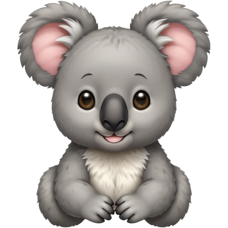 Koala with earrings emoji