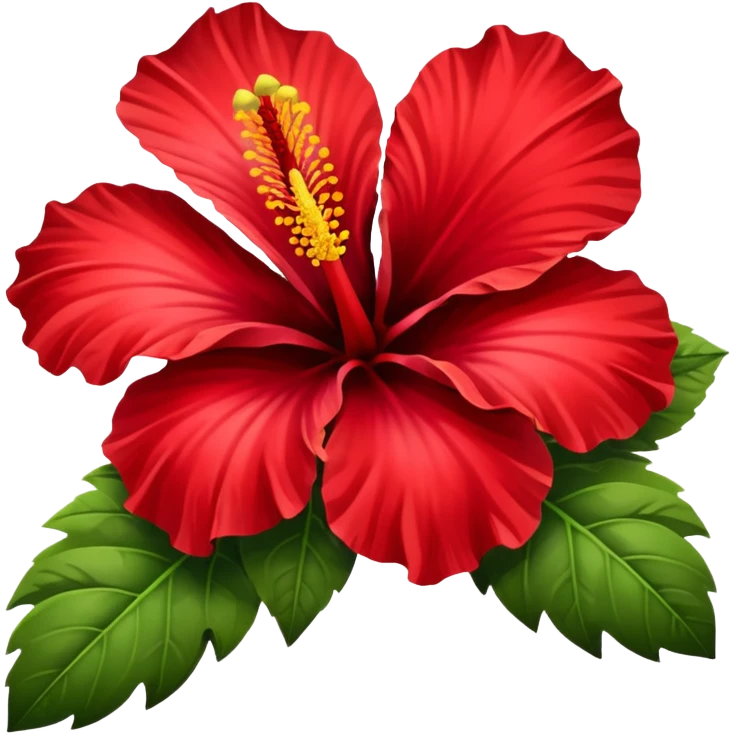 Hibiscus flower emoji