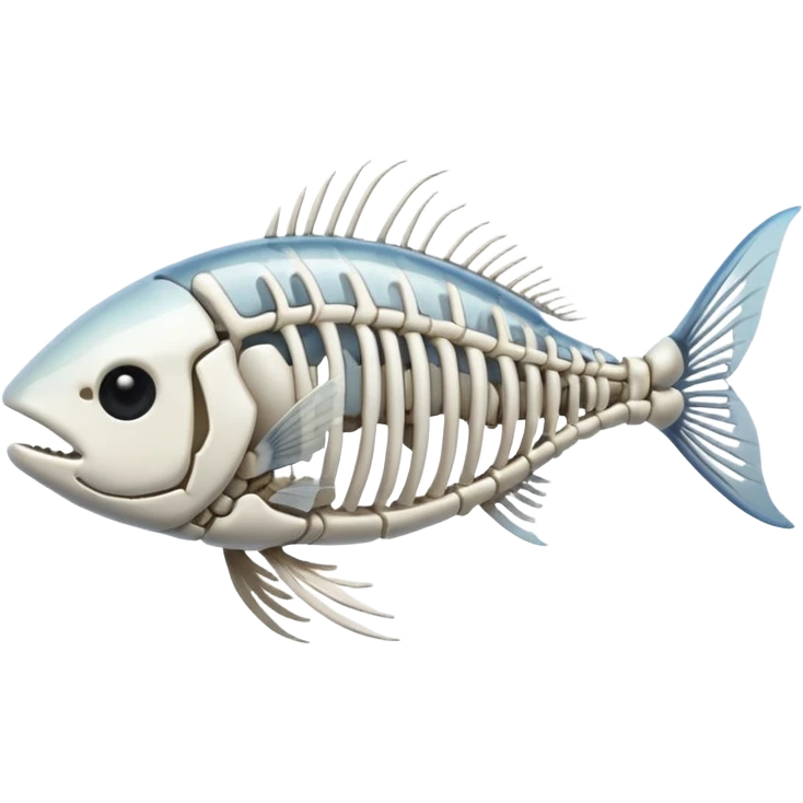 fish skeleton emoji