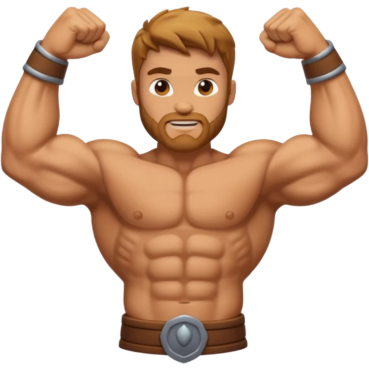 Hercules emoji with bicep emoji