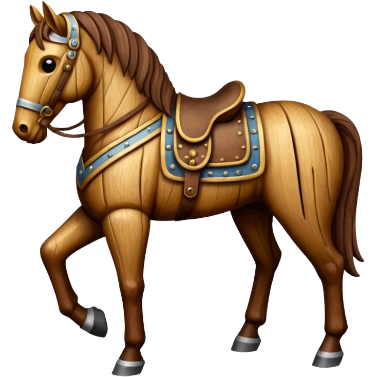 Wooden Troy Horse emoji