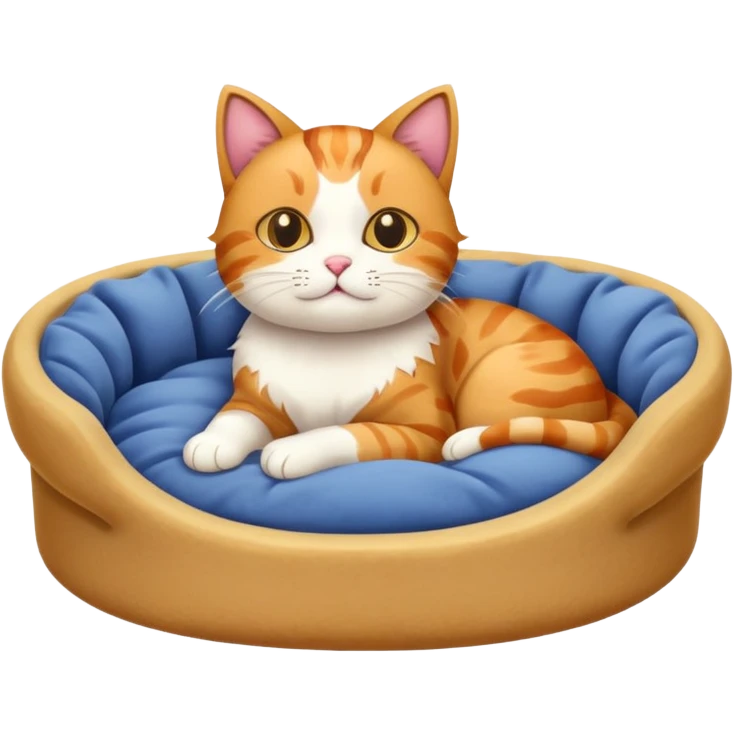 cat bed home emoji