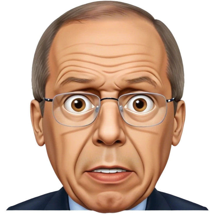 Sergey Lavrov
Minister of Foreign Affairs of the Russian Federation photorealistic surprised emoji