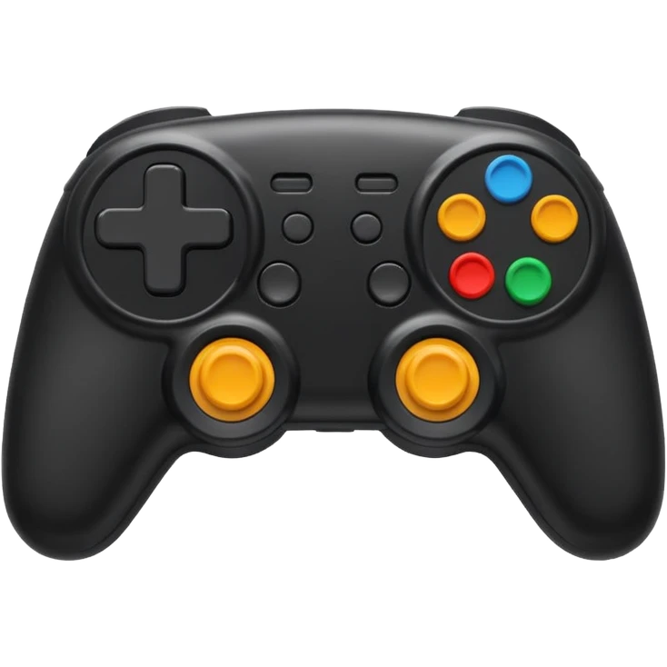 black game pad emoji