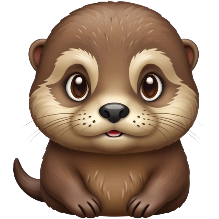 Grumpy otter emoji